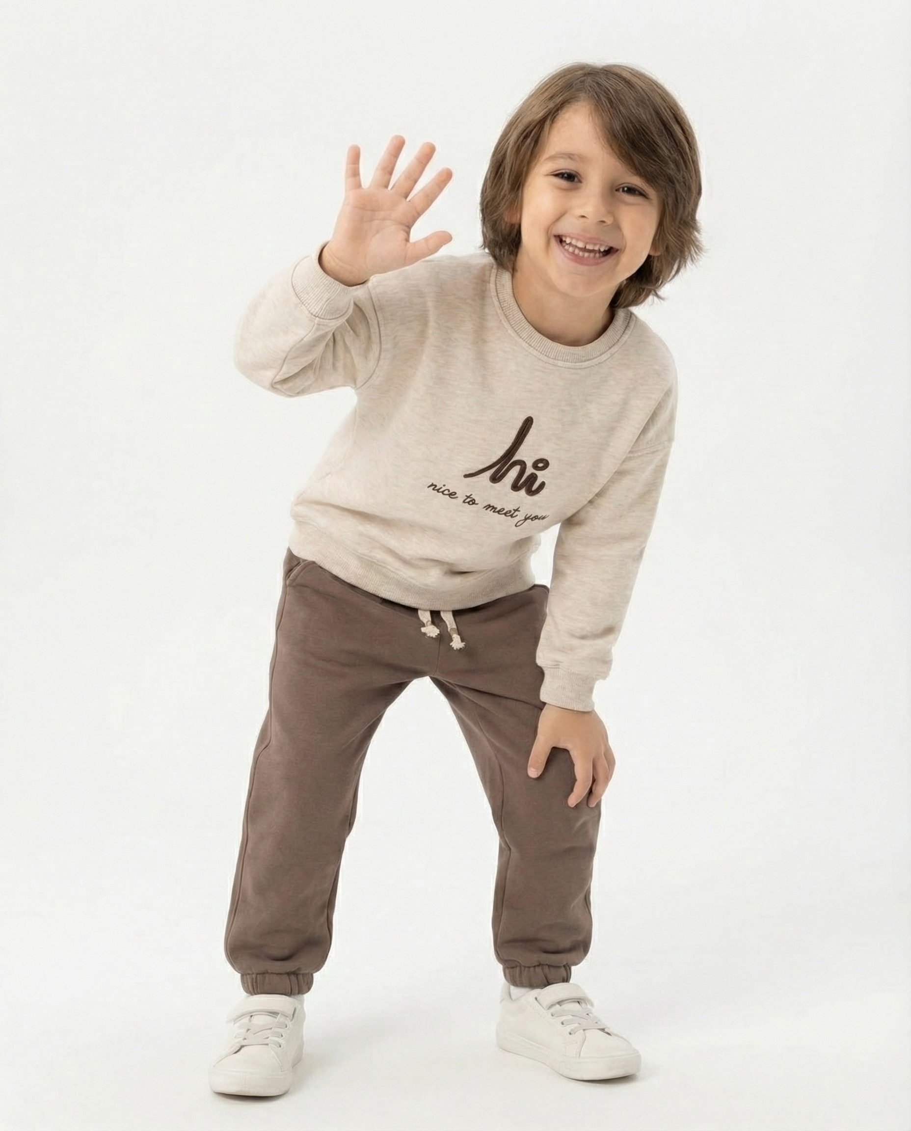 Erkek Çocuk Pamuklu Eşofman Takımı