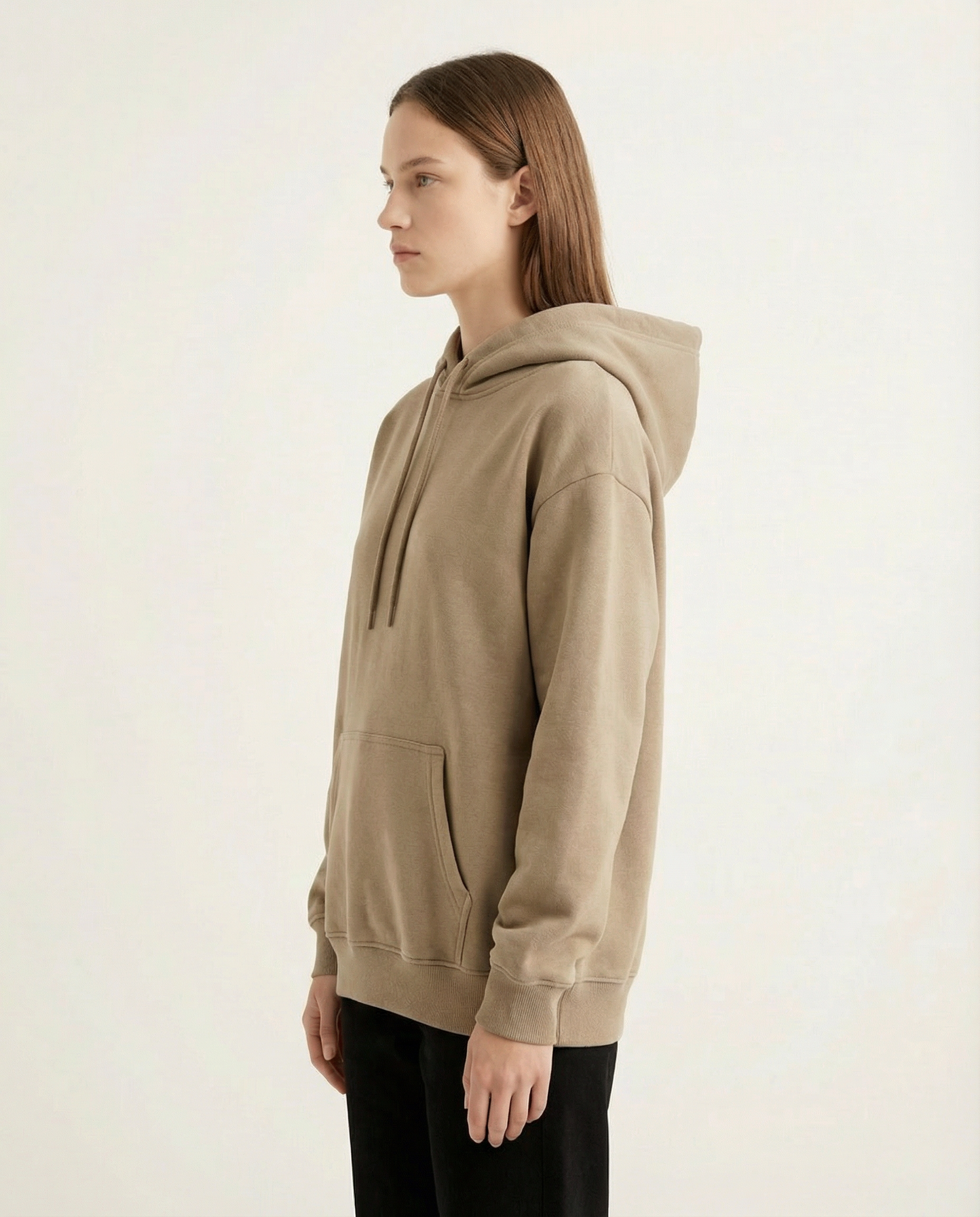 Kadın Oversize Kapüşonlu Sweatshirt