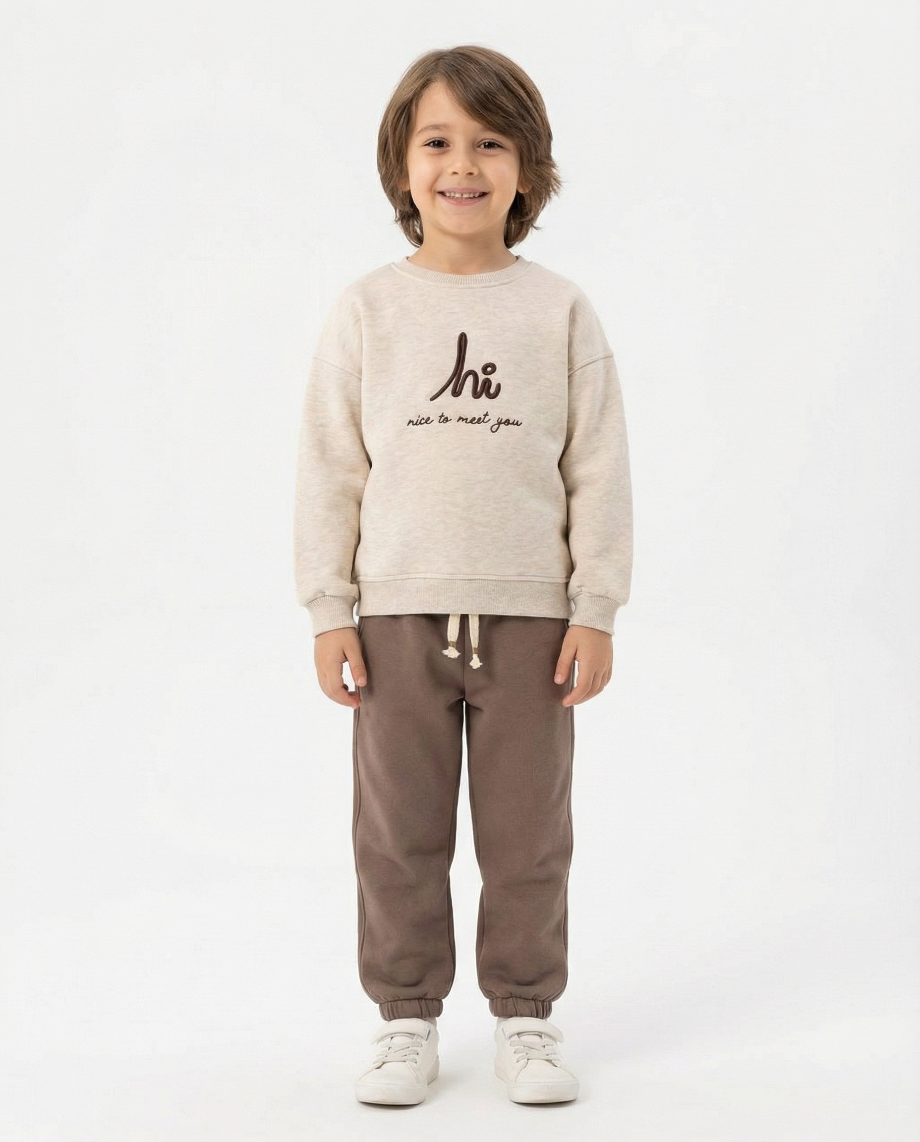 Erkek Çocuk Pamuklu Eşofman Takımı