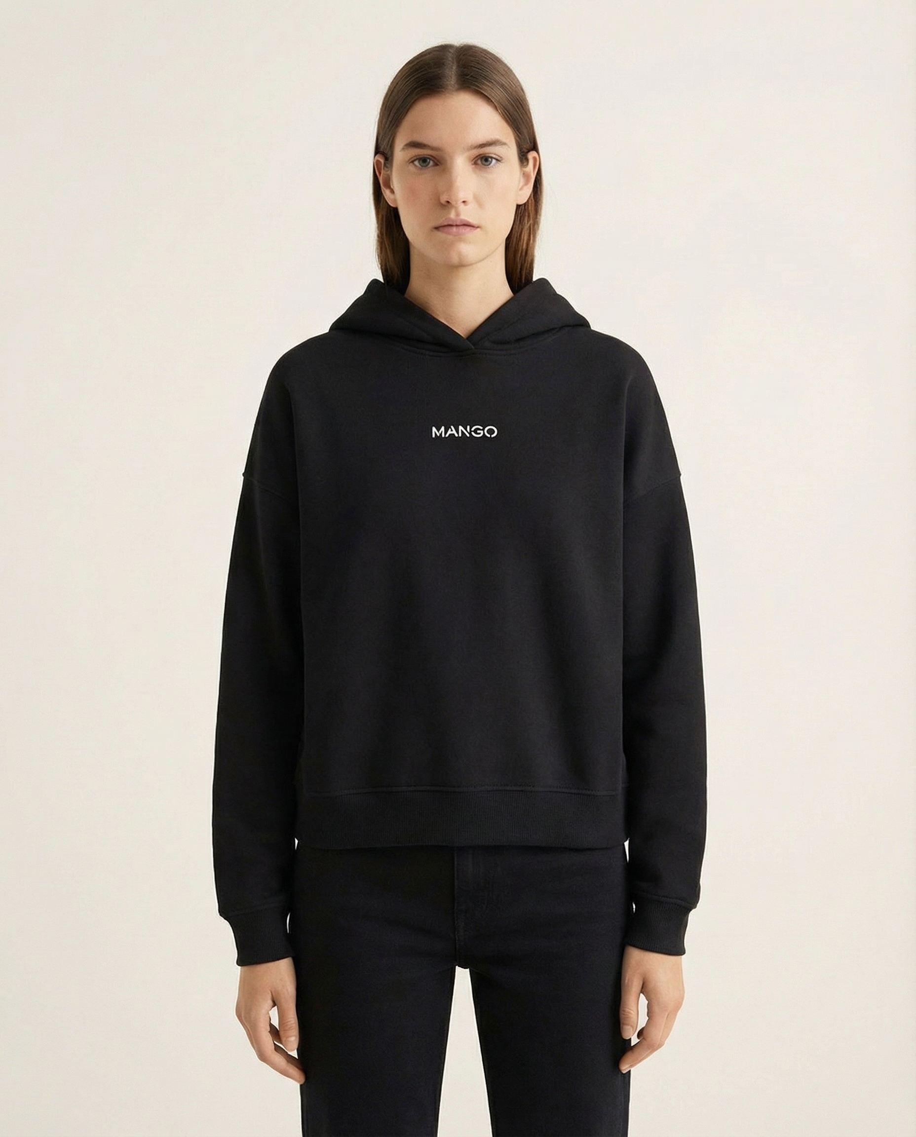 Kadın Logolu Kapüşonlu Sweatshirt