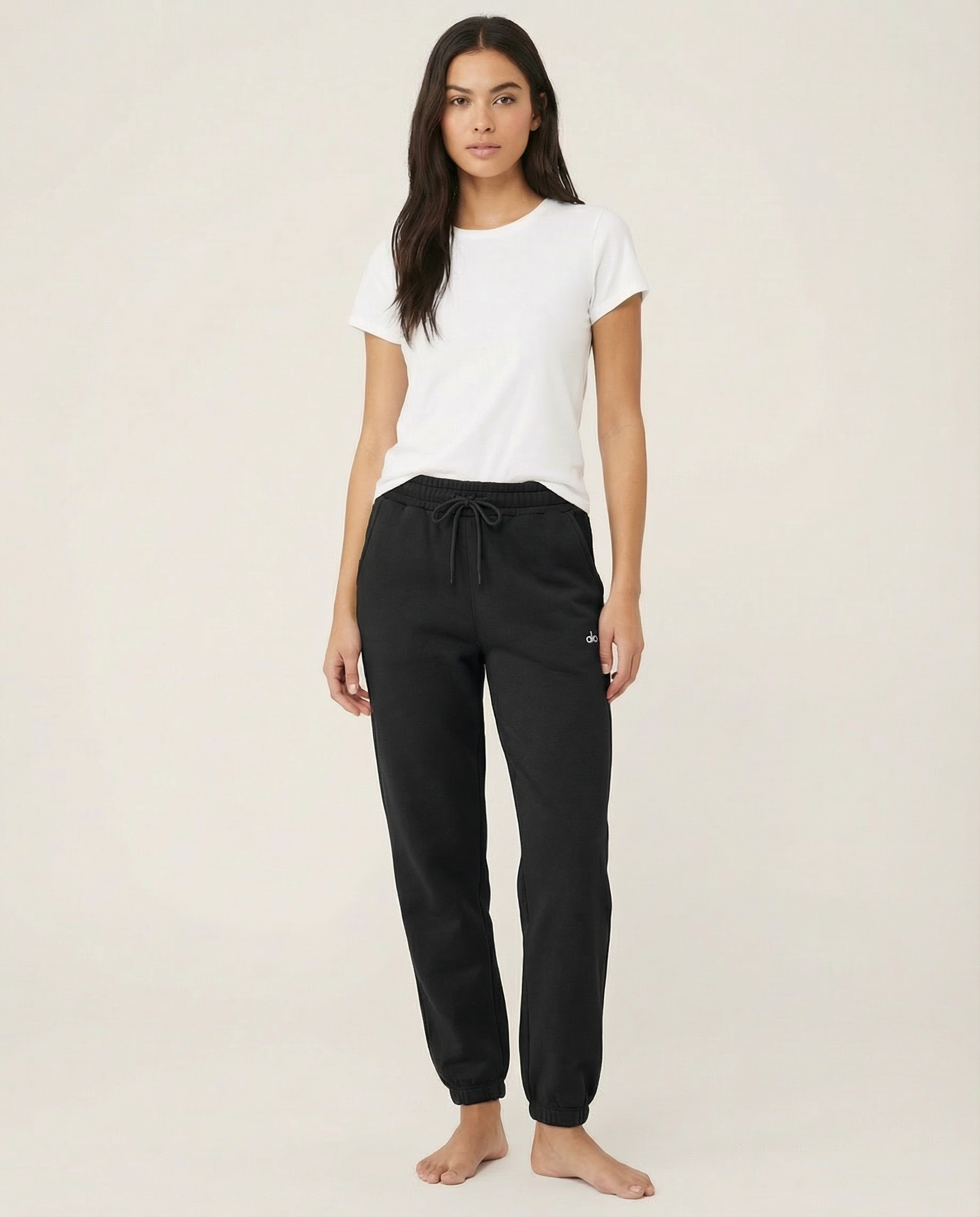 Kadın Yüksek Bel Büzgülü Jogger Eşofman Altı