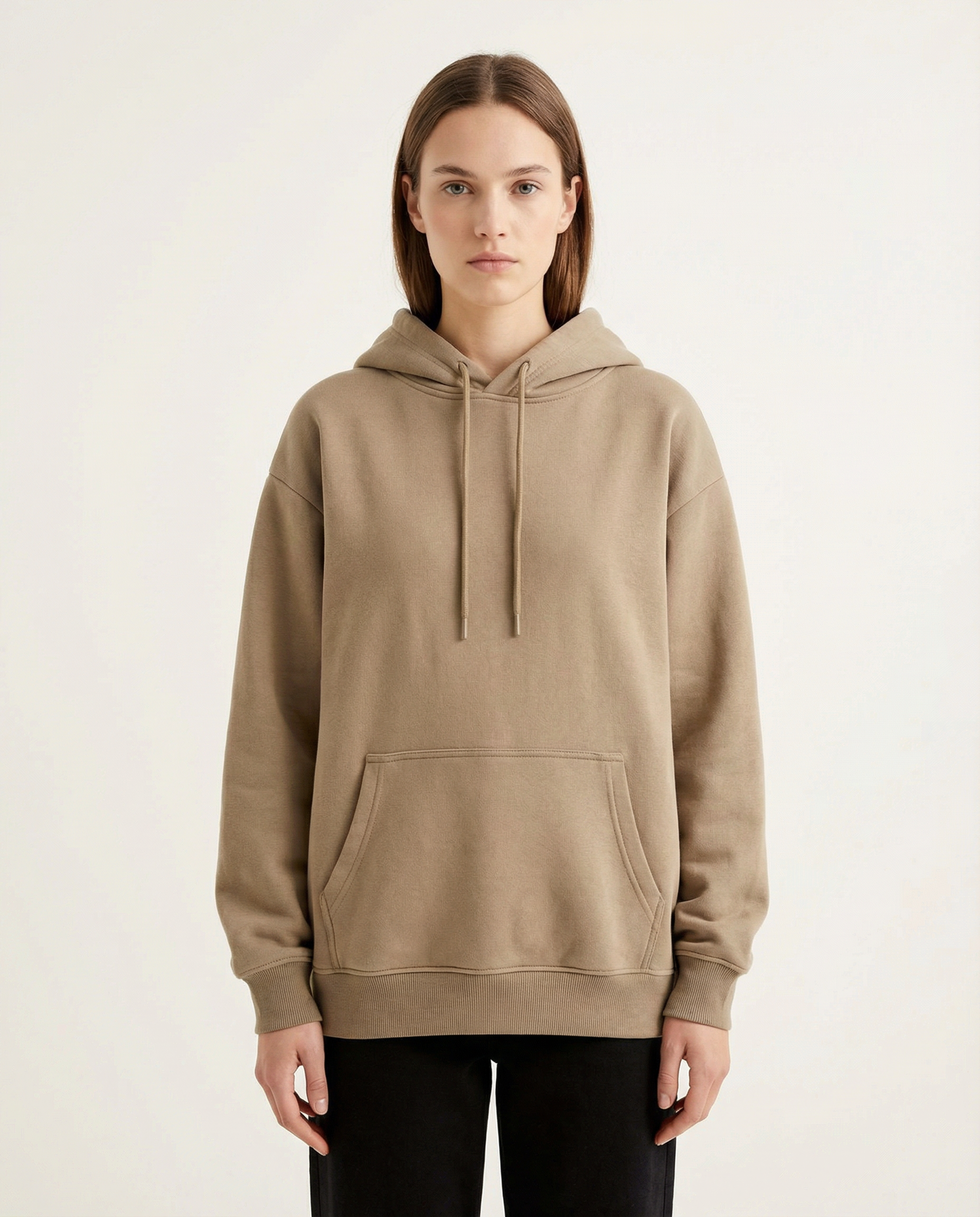 Kadın Oversize Kapüşonlu Sweatshirt