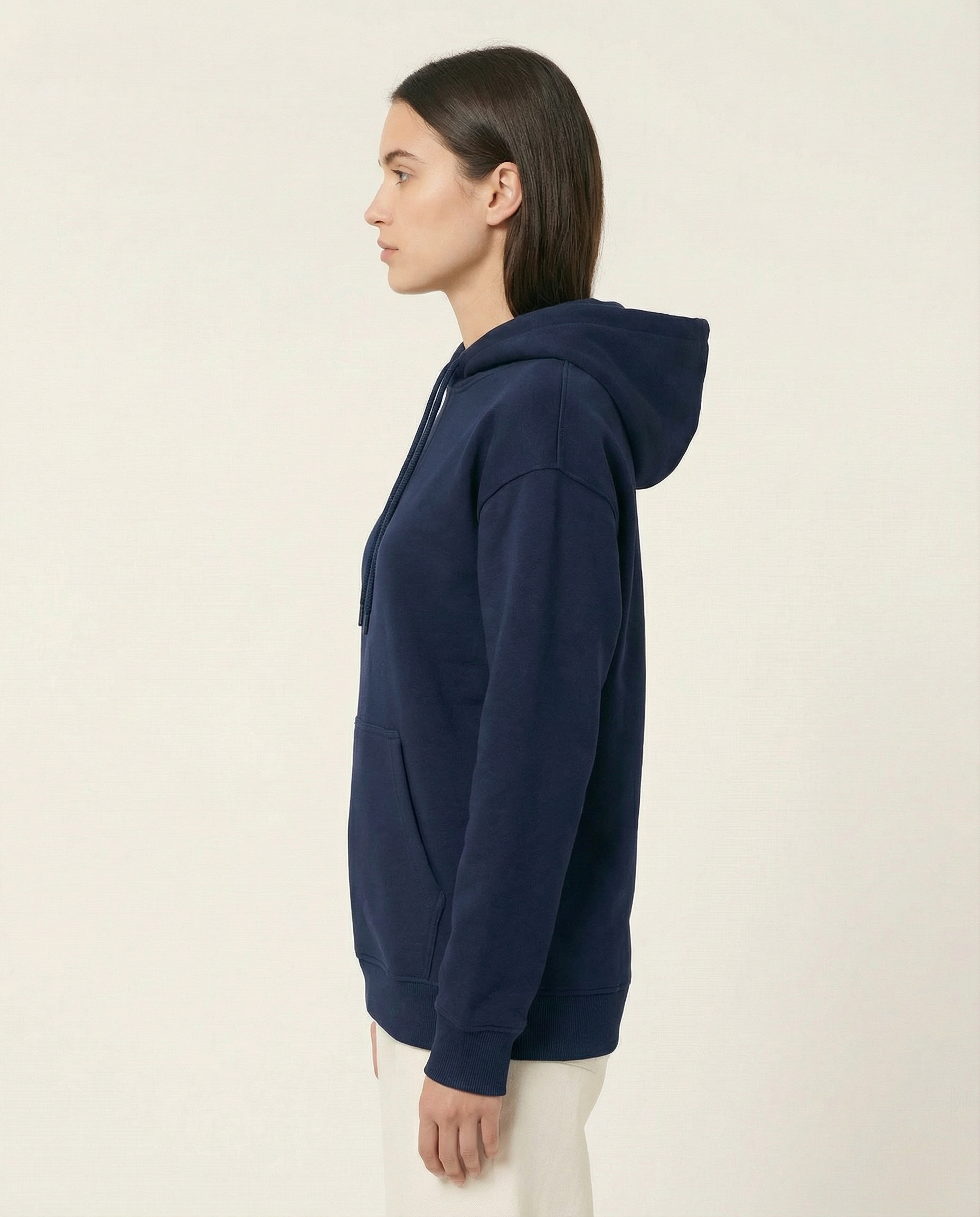 Kadın Basic Kapüşonlu Sweatshirt