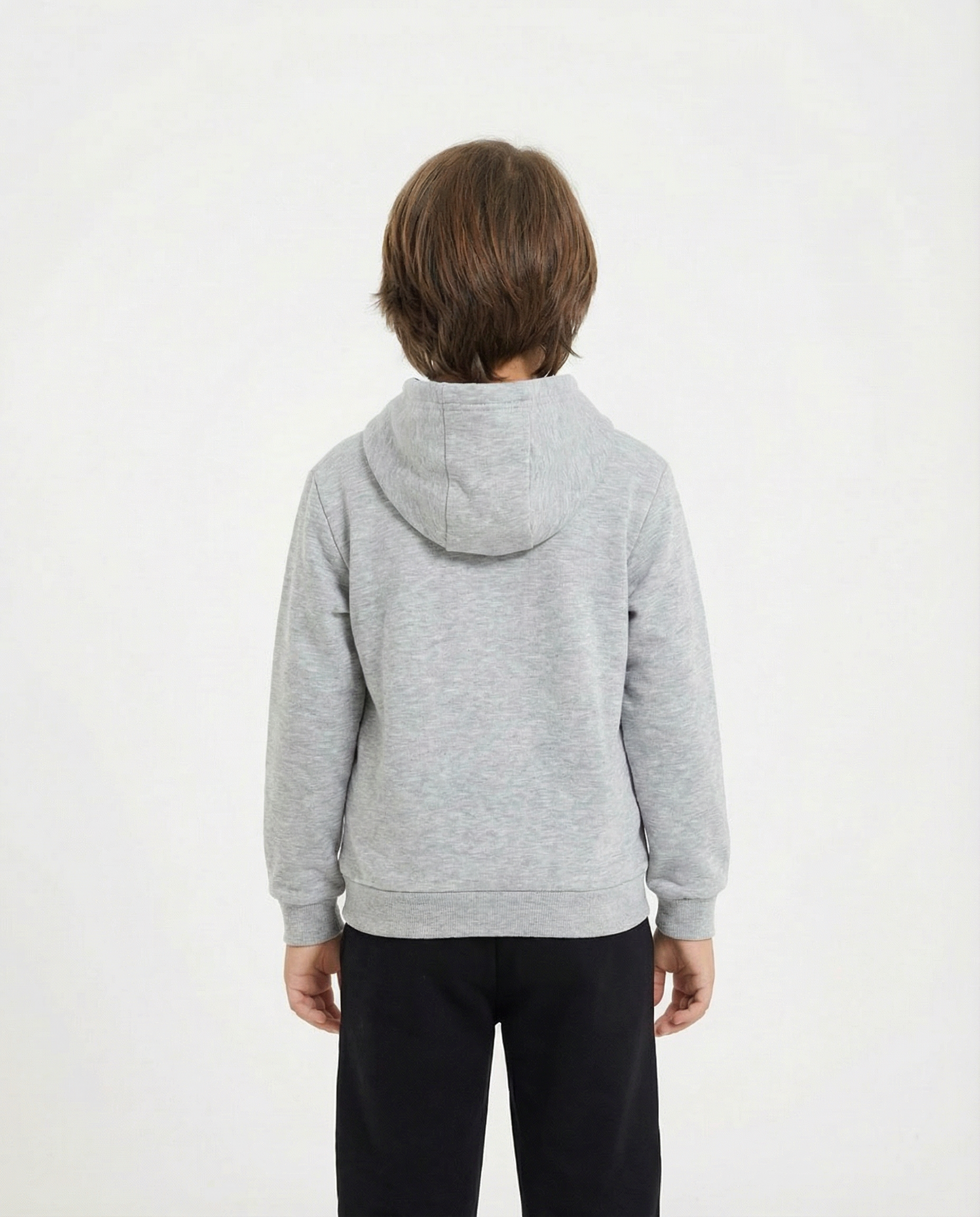 Erkek Çocuk Baskılı Kapüşonlu Eşofman Takımı