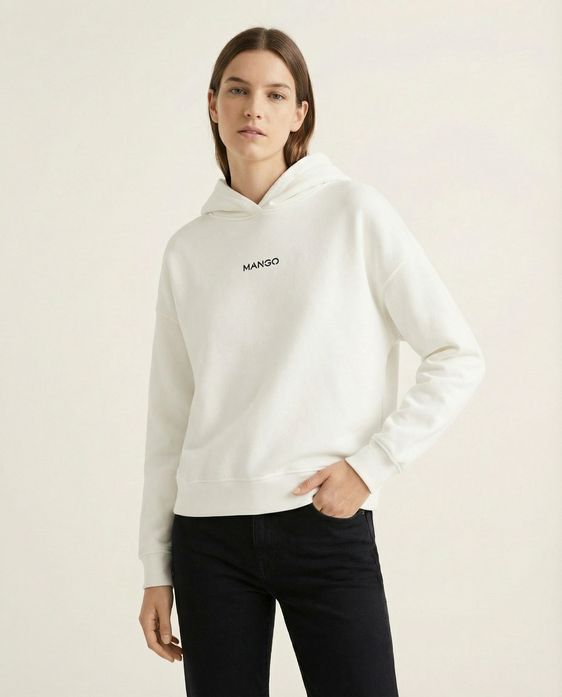 Kadın Logolu Kapüşonlu Sweatshirt