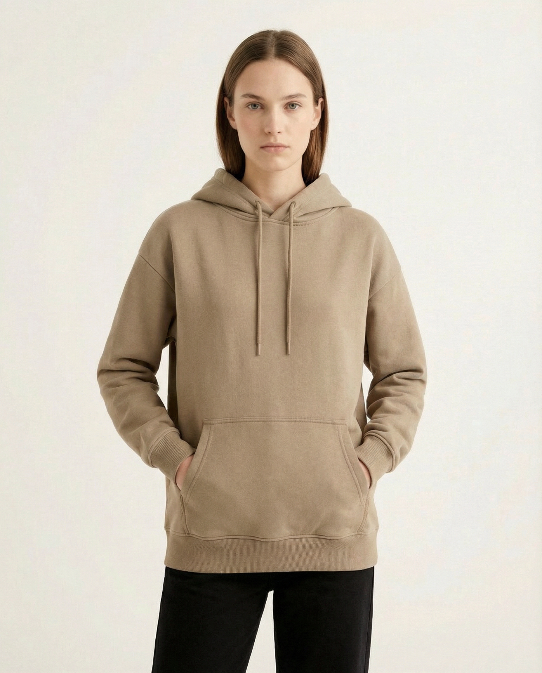 Kadın Oversize Kapüşonlu Sweatshirt