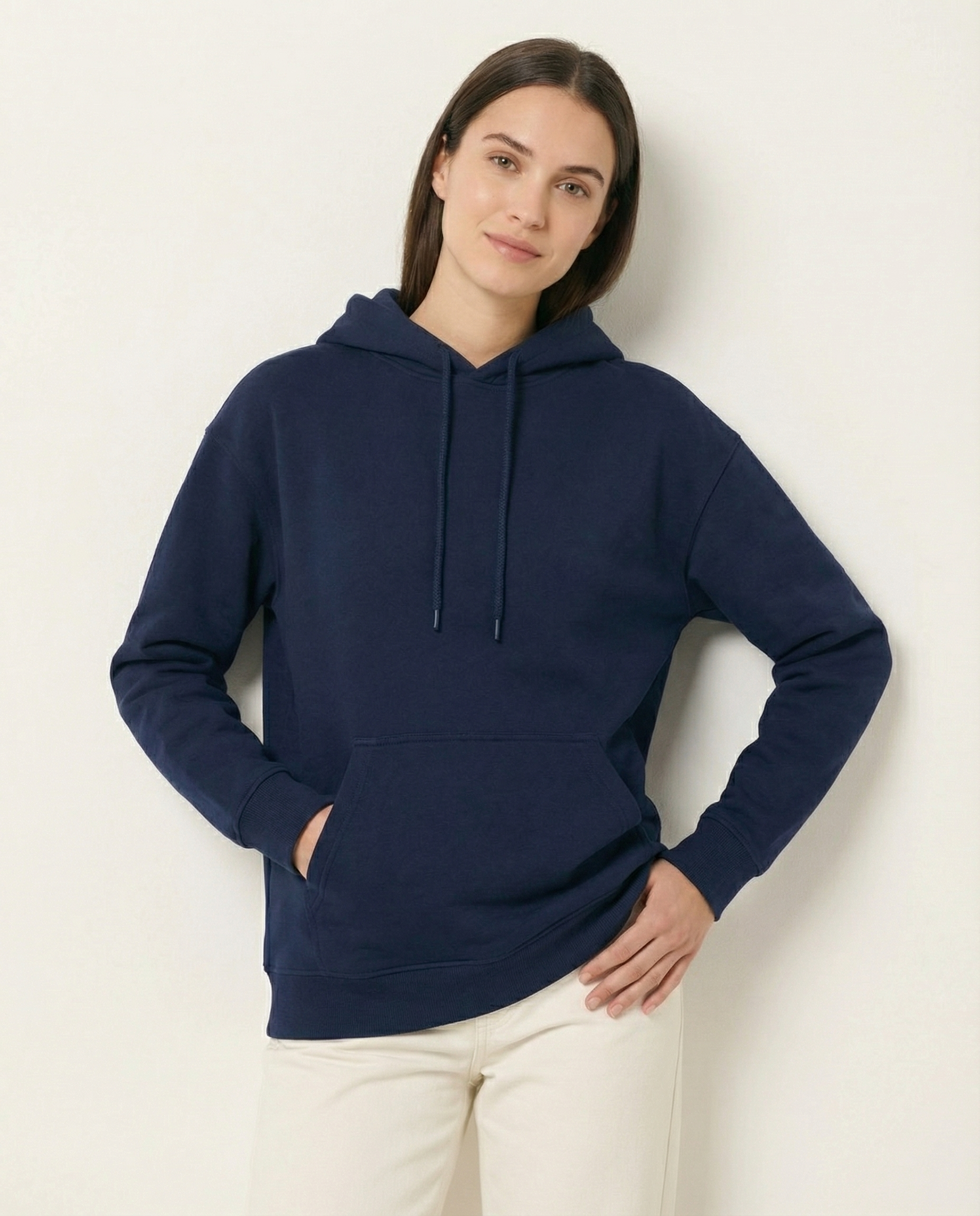 Kadın Basic Kapüşonlu Sweatshirt