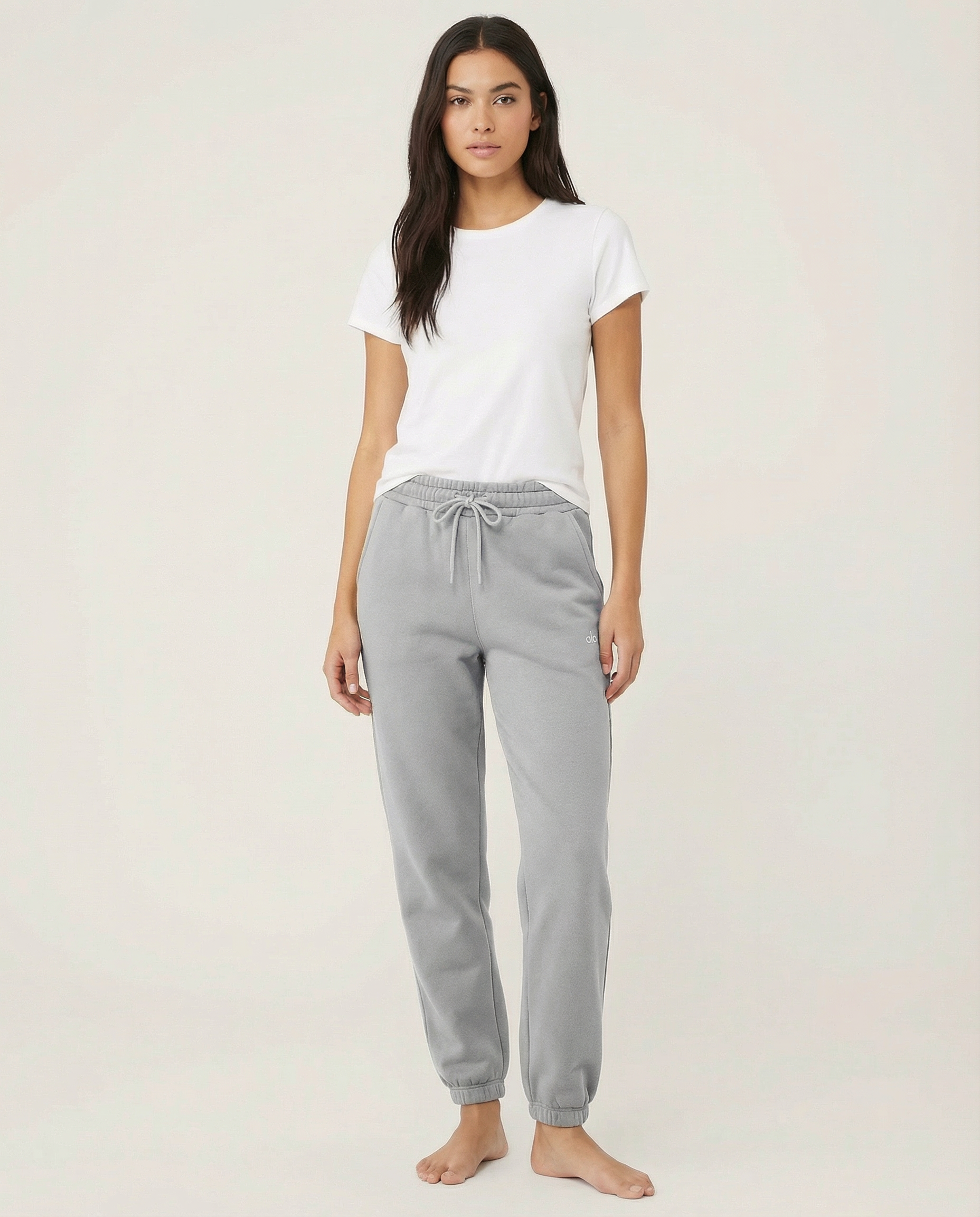 Kadın Yüksek Bel Büzgülü Jogger Eşofman Altı
