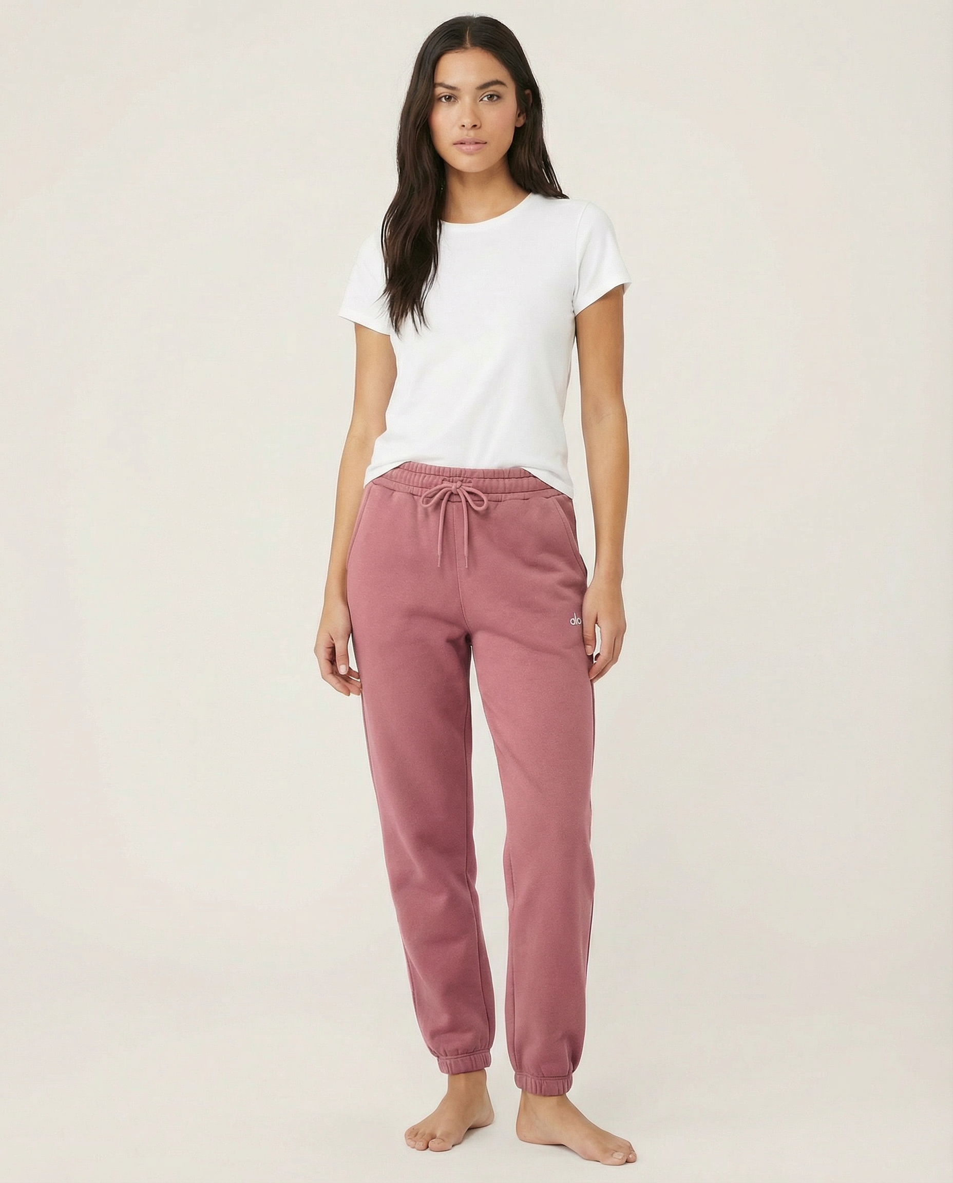 Kadın Yüksek Bel Büzgülü Jogger Eşofman Altı