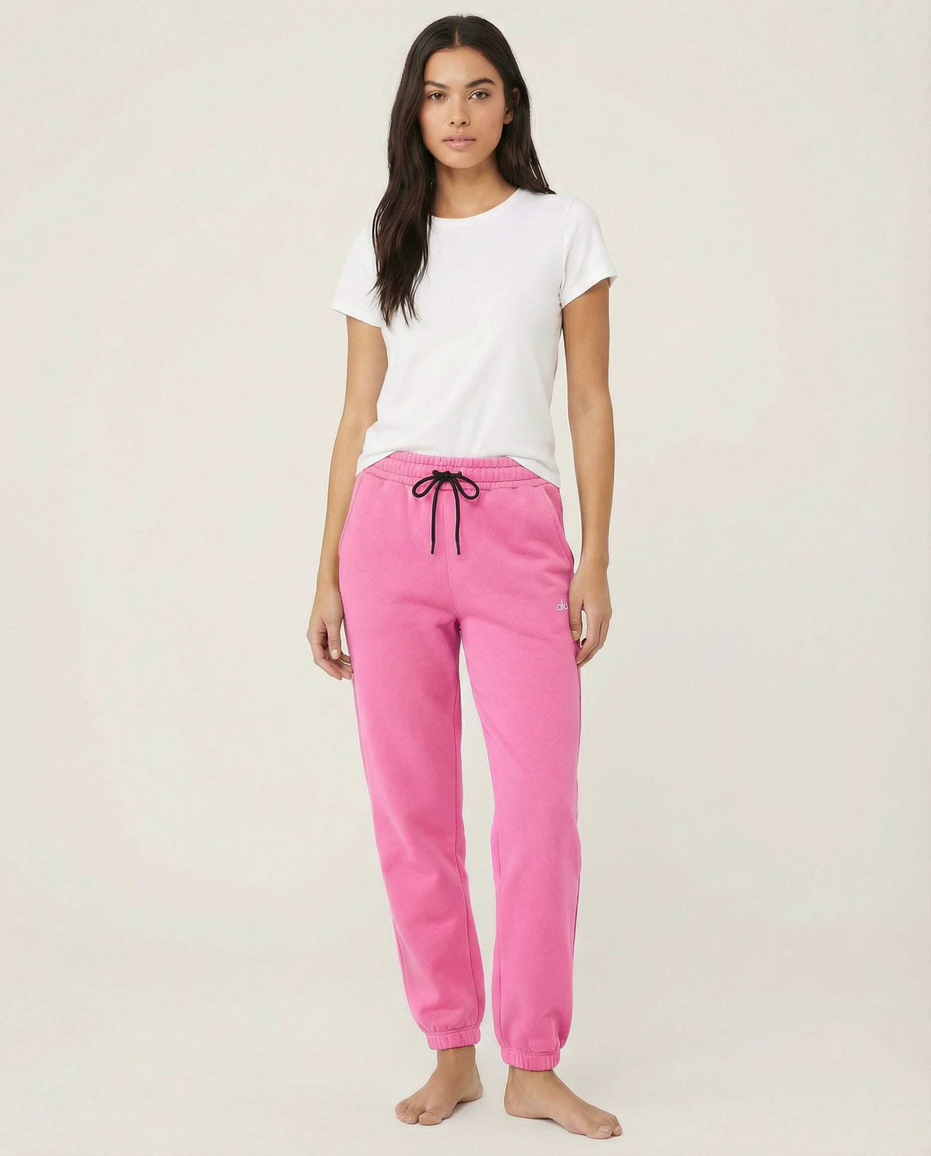 Kadın Yüksek Bel Büzgülü Jogger Eşofman Altı