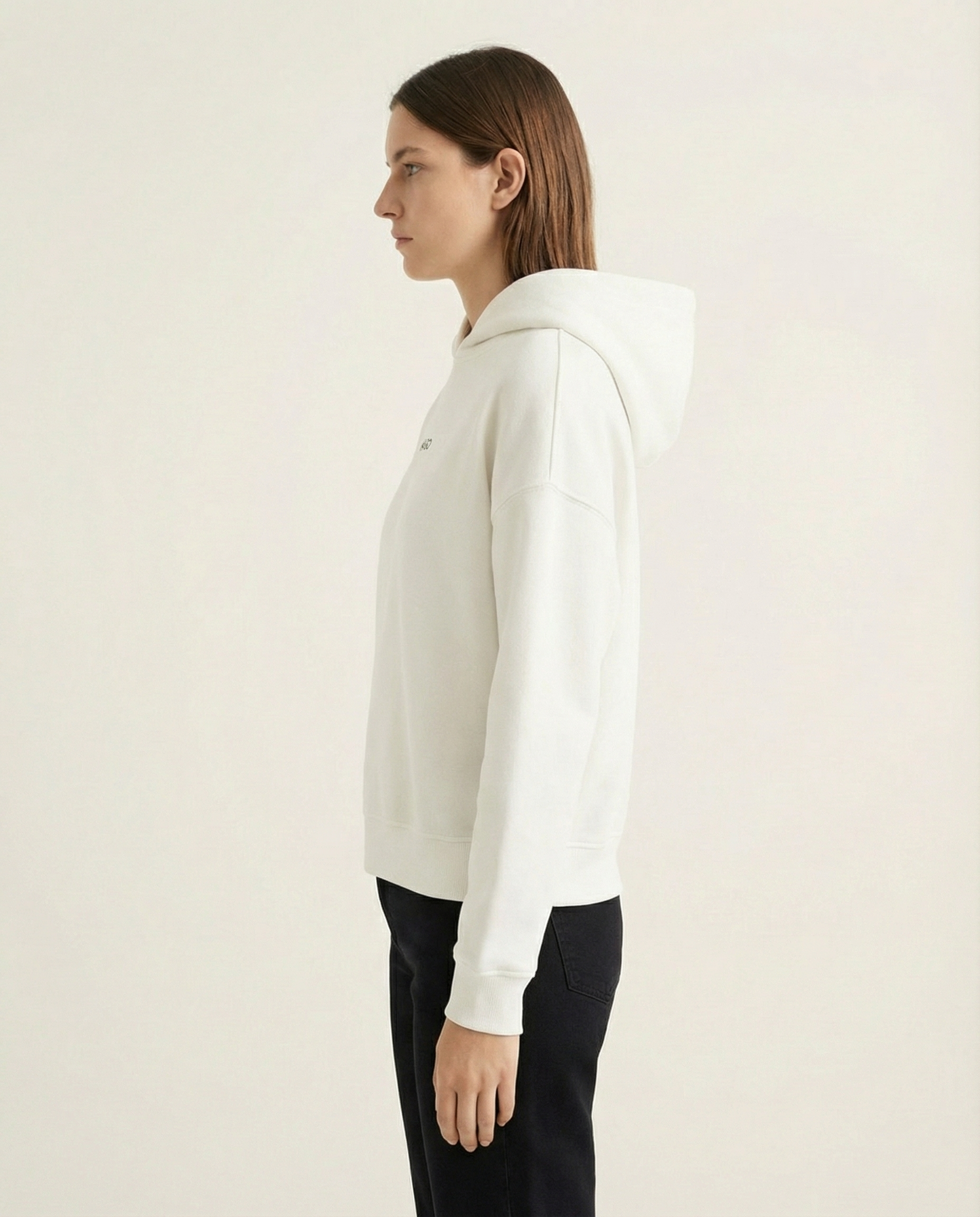 Kadın Logolu Kapüşonlu Sweatshirt